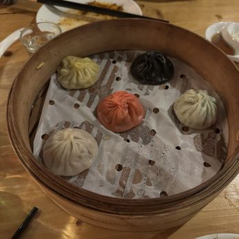 Chiho Bistro - Mixed Basket Xiao Long Bao (5) ($12) - Noodles Near Me - Seattle, Washington Chiho Bistro - Mixed Basket Xiao Long Bao (5) ($12) - Noodles Near Me - Seattle, Washington