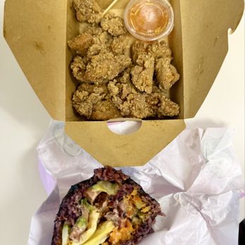 Rice Bites - Popcorn Chicken and Classic Purple Rice Roll - Juice Bars & Smoothies Near Me - Sacramento, California Rice Bites - Popcorn Chicken and Classic Purple Rice Roll - Juice Bars & Smoothies Near Me - Sacramento, California