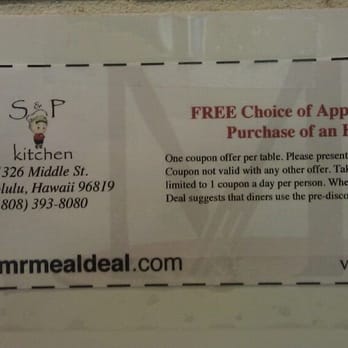 S&P Kitchen - Thai Near Me - Honolulu, Hawaii