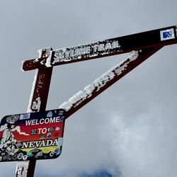 Heavenly Mountain Resort - Crossing the California/Nevada Border on the Skyline Trail