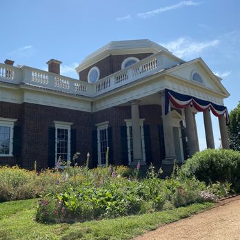 Thomas Jefferson's Monticello - Garden side - Landmarks & Historical Buildings Near Me - Charlottesville, Virginia