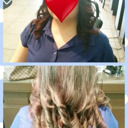 Tina ' s great work. Super gentle and friendly.  Love her excellent job (cut and highlights).