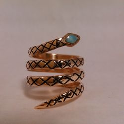 Amy Nicohl's Custom Jewelry - 14kt gold and Larimar ring. Custom design for a discerning client.