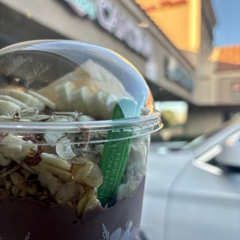 Banzai Bowls - My bowl, large portion and lots of toppings. - Juice Bars & Smoothies Near Me - Costa Mesa, California