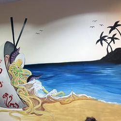 Eboshi Ramen Bar - Inside Wall Art