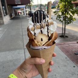 Oreo waffle Oreo waffle