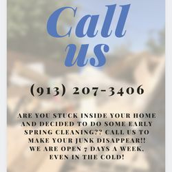 KC Junk Magicians - Open 7 days a week even in the cold!