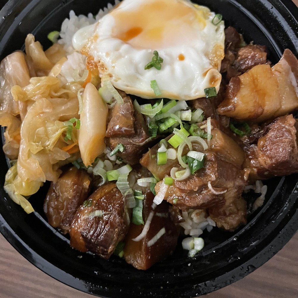 Good Chef Restaurant - Rice with Pork Belly - Asian Fusion Near Me - Miami, Florida Good Chef Restaurant - Rice with Pork Belly - Asian Fusion Near Me - Miami, Florida