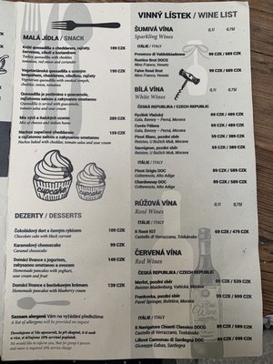 Menu photo 4 Cathedral Café Prague, PR Menu photo 4 Cathedral Café Prague, PR