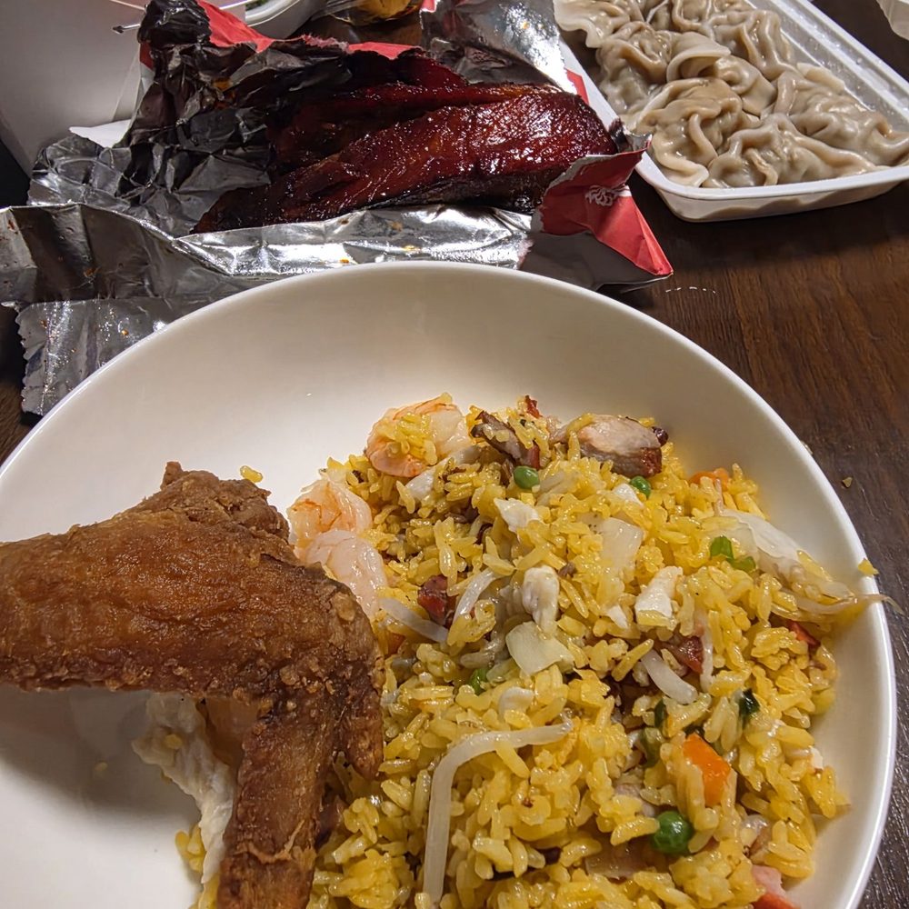 China Star - House special fried rice, chicken wing,, ribs,and steamed pork dumplings, all delicious! - Chinese Near Me - Highland Park, New Jersey China Star - House special fried rice, chicken wing,, ribs,and steamed pork dumplings, all delicious! - Chinese Near Me - Highland Park, New Jersey