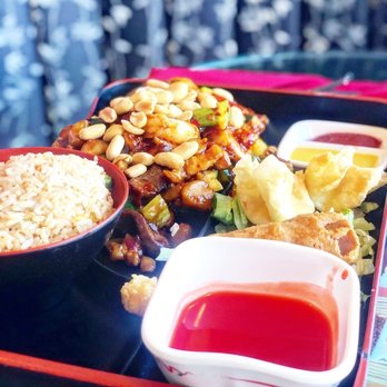 Asian Star - Kung Pao Triple Treat Dinner Plate - Chinese Near Me - Midvale, Utah