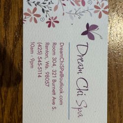 Dream Chi Spa - Business card