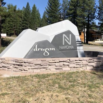 Nakoma Resort & Dining - Entrance to the resort and Dragon golf course - New American Near Me - Clio, California Nakoma Resort & Dining - Entrance to the resort and Dragon golf course - New American Near Me - Clio, California