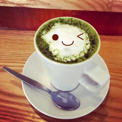 Mount Fuji - Matcha latte