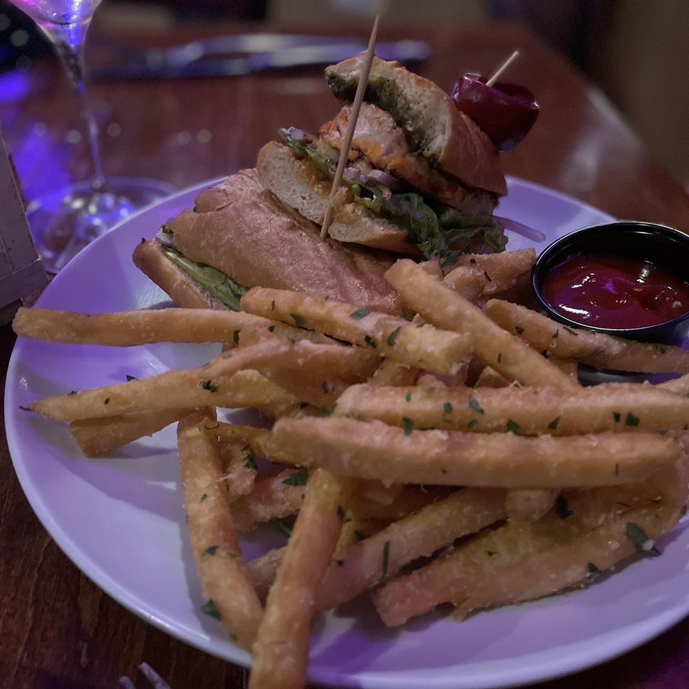 Cave Restaurant - Chicken Chipotle on French bread - Venues & Event Spaces Near Me - Temecula, California Cave Restaurant - Chicken Chipotle on French bread - Venues & Event Spaces Near Me - Temecula, California