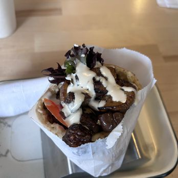 Nura - Mushroom Shawarma - Mediterranean Near Me - Portland, Maine