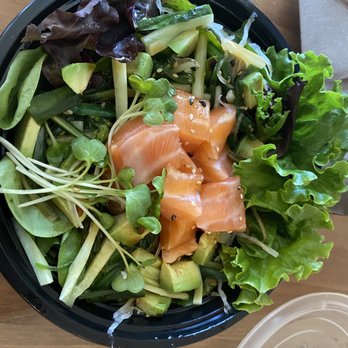 Origami - Salmon poke salad - Sushi Bars Near Me - San Ramon, California