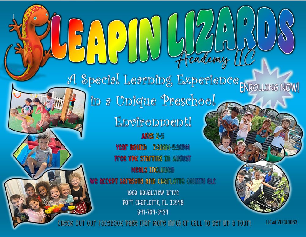Leapin Lizards Academy - childcare center in Port Charlotte, FL