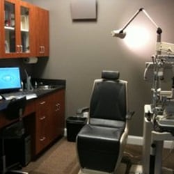Village Eye Care - One of our exam rooms. Newly refinished. State-of-the-art equipment.