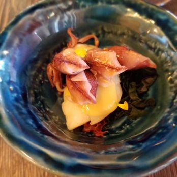 STEM Japanese Eatery - Firefly squid and Hokkaido scallop - Japanese Near Me - Burnaby, British Columbia