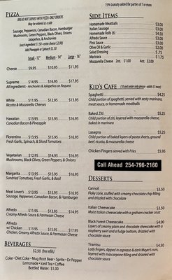 Menu photo 1 Giovanni's Hico, TX