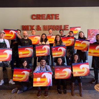 Create Mix And Mingle - Paint & Sip Near Me - San Mateo, California