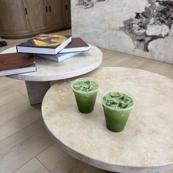 Badash Bakes - Iced Matcha Lattes with Oatmilk & Vanilla - Bakeries Near Me - Pasadena, California Badash Bakes - Iced Matcha Lattes with Oatmilk & Vanilla - Bakeries Near Me - Pasadena, California