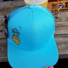 Pineapple hef inspired summer hat