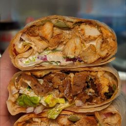 Saj Shawarma Wraps