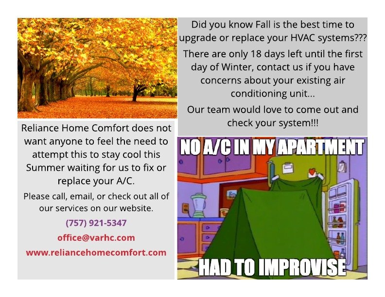 Slide of Reliance Home Comfort