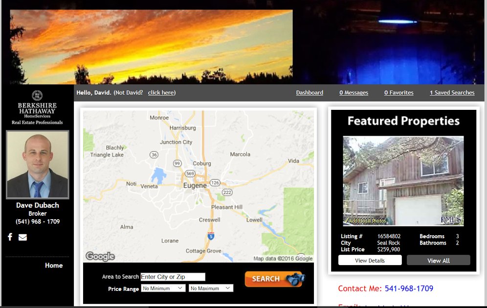 DAVE DUBACH REAL ESTATE PREMIERE PROPERTY GROUP Eugene, Oregon