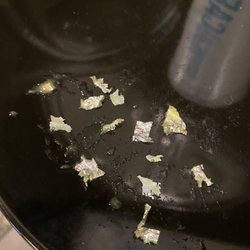 Tropical Smoothie Cafe - Strained out my smoothie and found these foils and plastic shards.