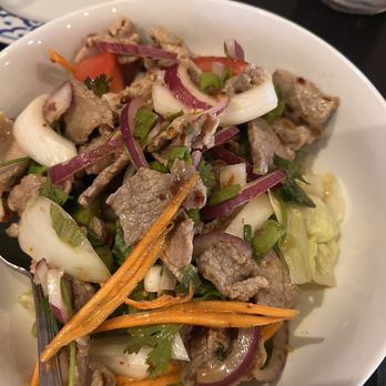 Thai Orchid Restaurant - Yum Nua (Beef Salad) - Thai Near Me - Addison, Texas
