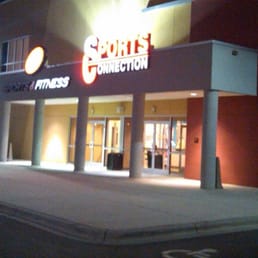 Sports Connection - Front Entrance at Night