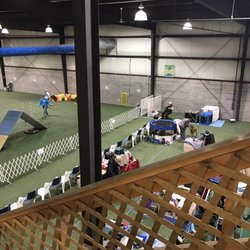 Pawsitive Partners Dog Training Center - Crating area for competitors and their dogs