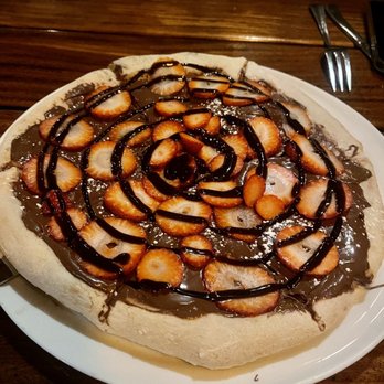 Roostica - Strawberry chocolate pizza torte - Italian Near Me - Key West, Florida