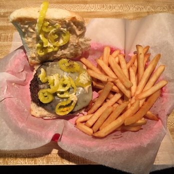 Gilligan's Island - Gilligan's Fire Burger with Fries "special of the week". Simple, but Delicious...best with a thick Chocolate Shake. - Burgers Near Me - Sherburne, New York Gilligan's Island - Gilligan's Fire Burger with Fries "special of the week". Simple, but Delicious...best with a thick Chocolate Shake. - Burgers Near Me - Sherburne, New York