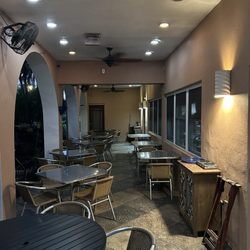 Outside seating