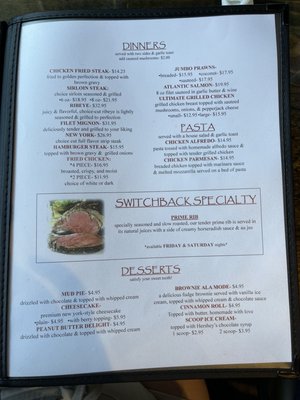 Menu photo 6 Switchback Bar & Grill Libby, MT Menu photo 6 Switchback Bar & Grill Libby, MT
