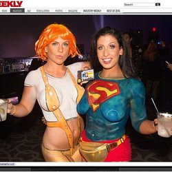 ArtParty4U - Body painting featured in "Best Costumes from Fetish and Fantasy Halloween Ball in Las Vegas Weekly