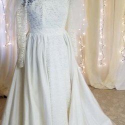 Faxon Cleaners - Wedding gown circa 1970