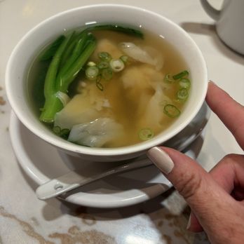 Noodle Asia - $9 Won Ton Soup - had 3 wontons in it. - Dim Sum Near Me - Las Vegas, Nevada Noodle Asia - $9 Won Ton Soup - had 3 wontons in it. - Dim Sum Near Me - Las Vegas, Nevada