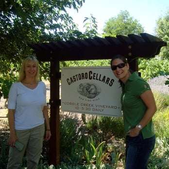 Grapeline Wine Tours - My sister and I at the 1st Winery - Wine Tours Near Me - Paso Robles, California