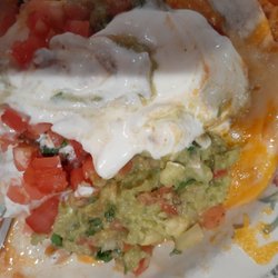 Fiesta Mexicana - Enchilada style burrito.  Picadillo.