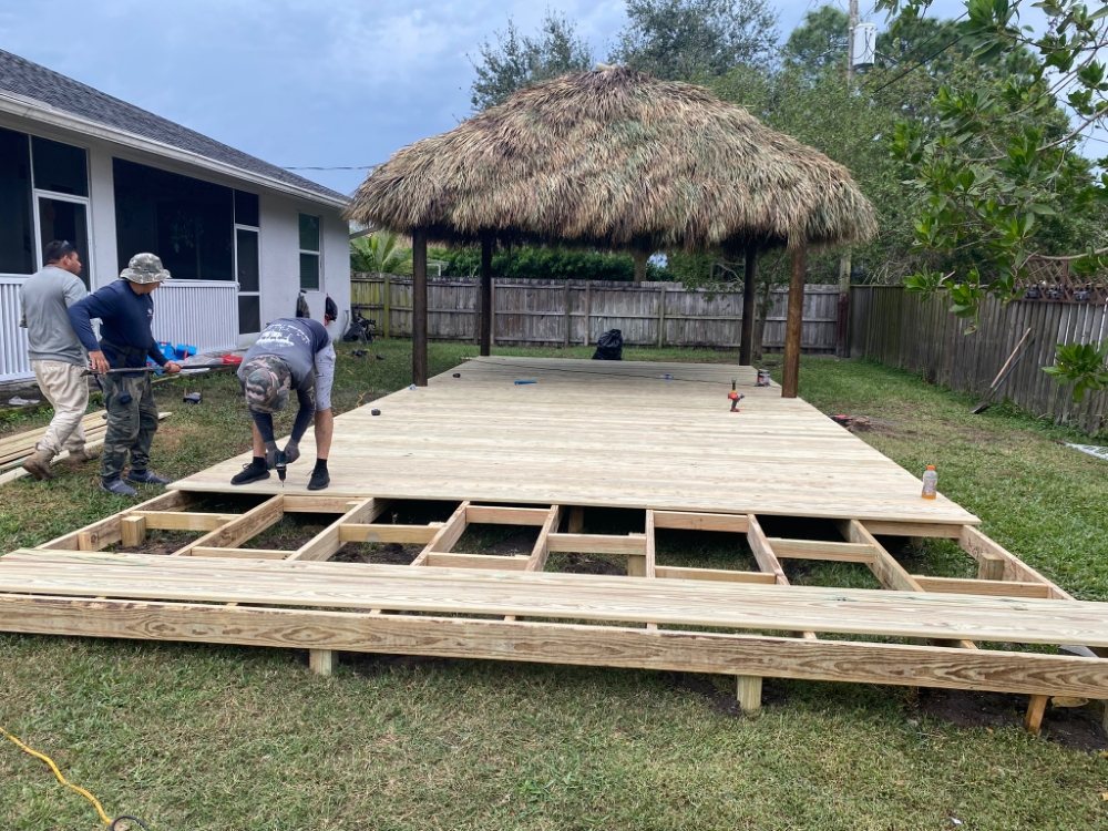 Slide of Luau Chikee Hut