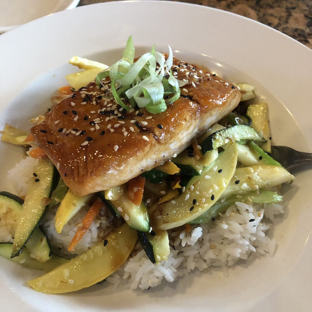 Endicott Grille - Teriyaki salmon - New American Near Me - Danvers, Massachusetts
