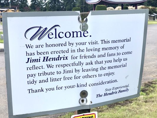 Jimi Hendrix Memorial by null