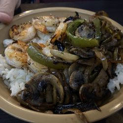 Shrimp rice bowl