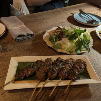 Lao Lao Bar - BBQ pork skewers - Laotian Near Me - Toronto, Ontario