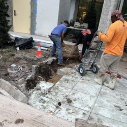 A Perfect Cut Concrete Cutting - Taking out a section of uneven concrete so we can pour it back and finish flush to surrounding edges